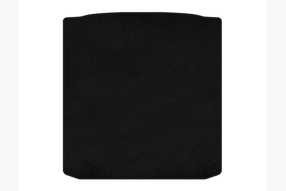 Skoda Superb 2009-2015 Kofferraummatte Textil Premium (einfacher doppelter Boden, SW, Schwarz) Image