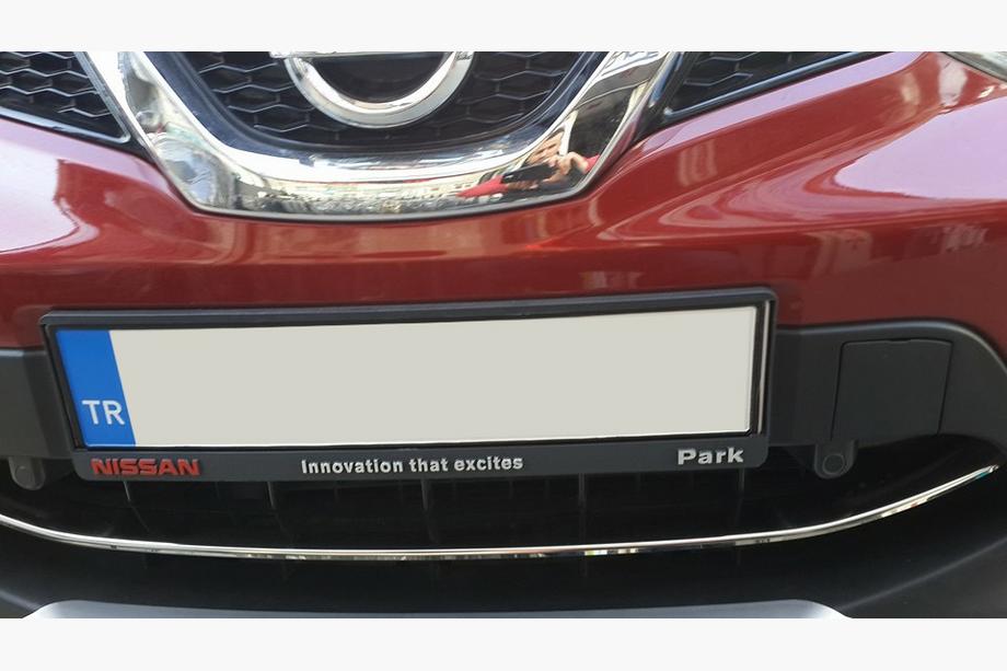 Nissan Qashqai 2014-2021 Edelstahl Abdeckung für vordere Stoßstange (2014-2017) Carmos - Türkischer Edelstahl Foto 5