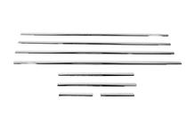 Volkswagen Touran 2003-2010 Fensterzierleisten Edelstahl außen (8 Stk) OmsaLine - Italienischer Edelstahl Foto 2