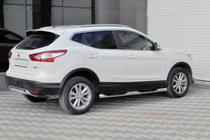 Nissan Qashqai 2014-2021 Seitliche Rohre (2014-2017, 2 Stk., Edelstahl) Foto 1