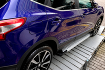 Nissan Qashqai 2014-2021 Seitenschweller X5-Typ (2 Stk., Alu) Foto 4