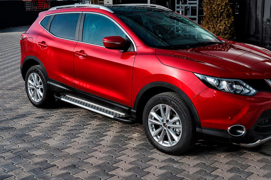 Nissan Qashqai 2014-2021 Seitenschweller X5-Typ (2 Stk., Alu) Image