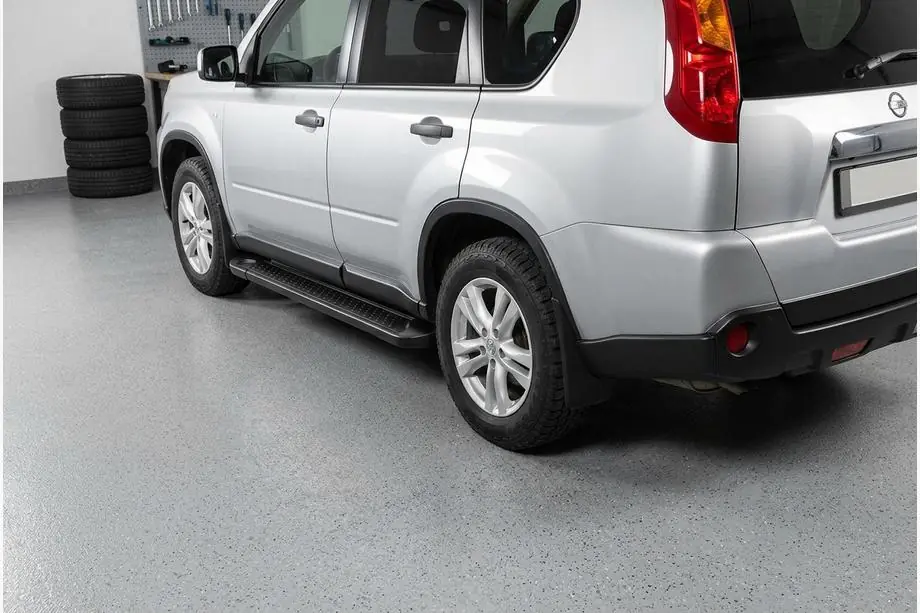 Nissan X-trail T31 2007-2014 Seitenschweller Allmond Black (2 Stk., Alu) Image