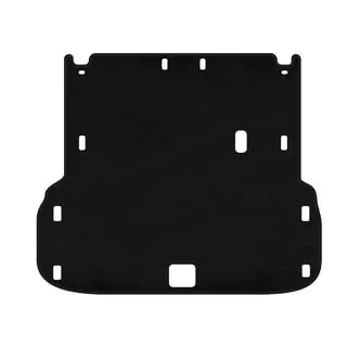 Textile Kofferraummatte Classic (bis 2. Reihe, Schwarz)