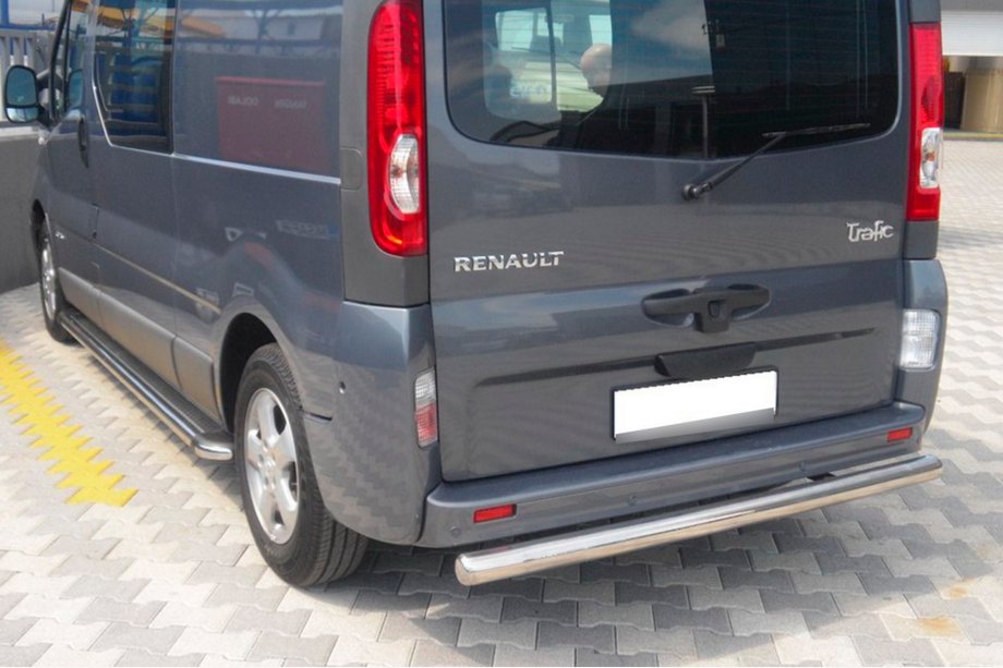Renault Trafic 2001–2015 Heckschutz AK002 (Edelstahl) Image