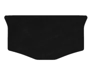 Opel Agila 2007-2015 Kofferraummatte Textil Classic (HB, Schwarz) Foto 1