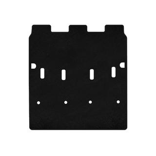 Kofferraummatte Textil Classic (7-Sitzer/Langer Radstand, Schwarz) Peugeot Partner/Rifter 2019-