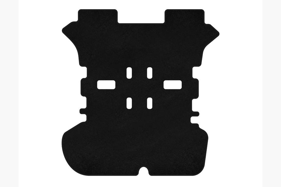Toyota Previa 2000-2006 Kofferraummatte Textil Classic (Schwarz) Image