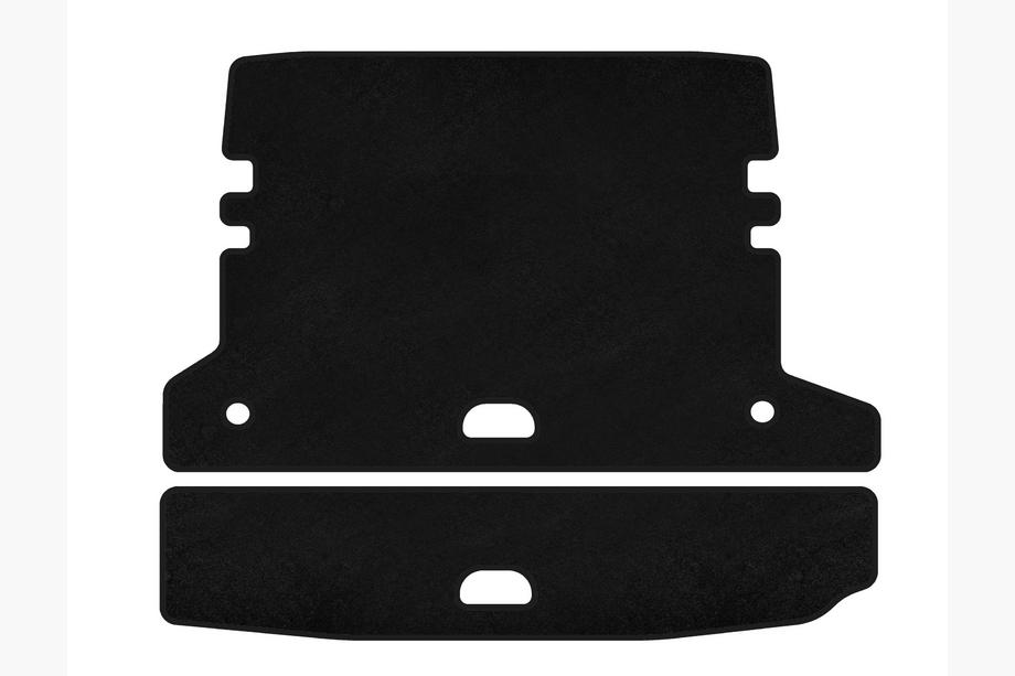 BMW 3 Series F30/F31 2012-2019 Kofferraummatte Textil Classic V-2 (für F-31, Schwarz) Image