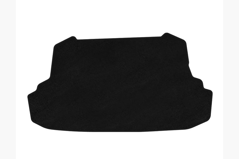 BYD F3 2013-2015 Kofferraummatte Textil Classic (mit Aussparung für Gasflasche, SD, Schwarz) Image