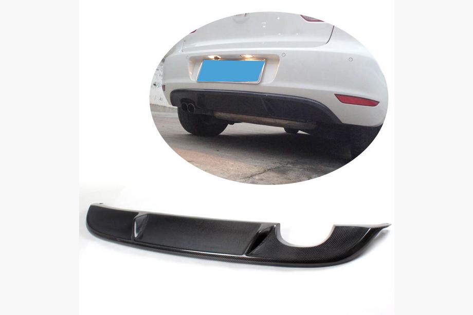 Volkswagen Golf 6 2008-2014 Heckdiffusor V1 für Base HB 2010-2013, Carbon Image