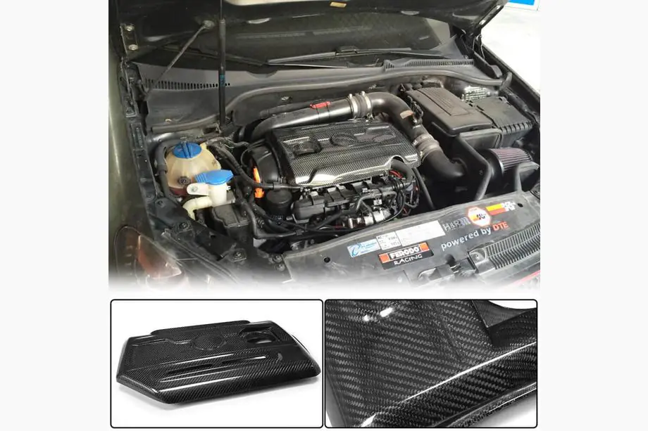 Volkswagen Golf 6 2008-2014 Motorabdeckung (für GTI HB 2010-2013, Carbon) Image