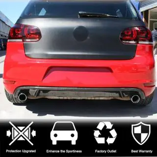Heckdiffusor V2 für GTI HB 2010-2013, Carbon Foto 2