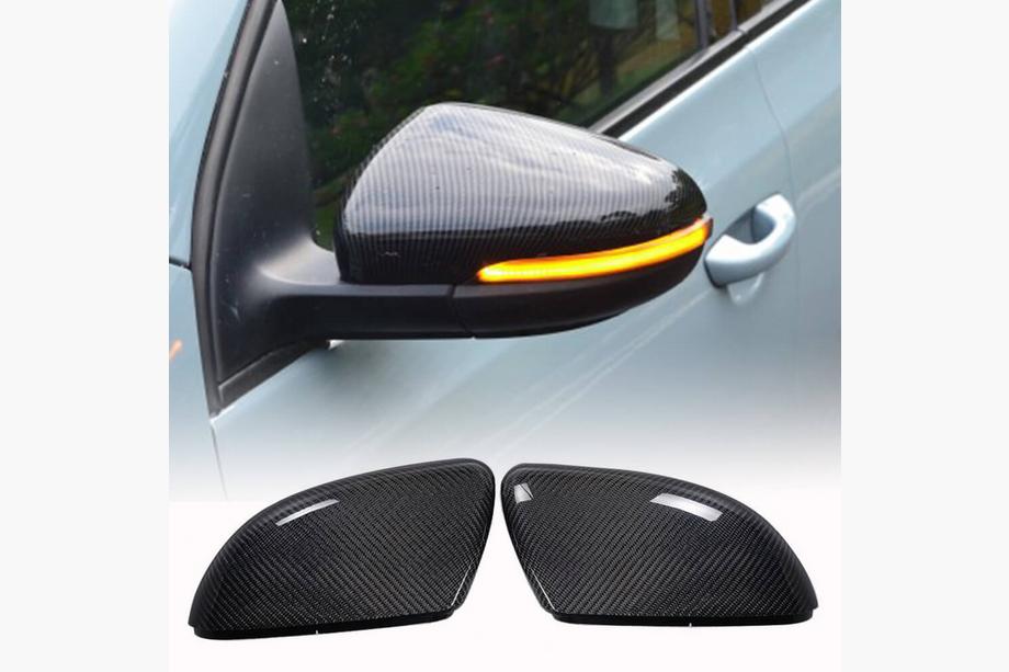 Volkswagen Golf 6 2008-2014 Spiegelkappen V1 (für HB 2010-2013, Carbon) Image