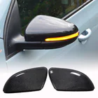 Volkswagen Golf 6 2008-2014 Spiegelabdeckungen (für HB 2010-2013, Carbon) Foto 1