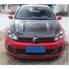 Volkswagen Golf 6 2008-2014 Motorhaube (für HB 2010-2013, Carbon) Foto 3