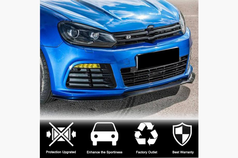 Volkswagen Golf 6 2008-2014 Frontlippe V1 für R HB 2010-2013, Carbon Foto 2
