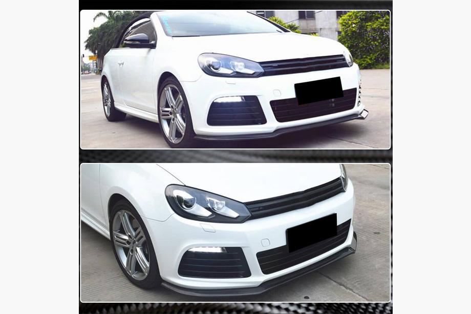 Volkswagen Golf 6 2008-2014 Frontlippe V1 für R HB 2010-2013, Carbon Foto 4