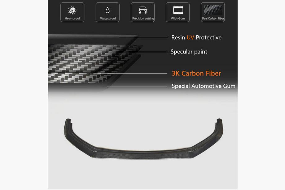 Volkswagen Golf 6 2008-2014 Frontlippe V1 für R HB 2010-2013, Carbon Foto 5