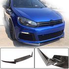 Volkswagen Golf 6 2008-2014 Frontstoßstange Lippe V3 Aufsatz (für R HB 2010-2013, Carbon) Foto 1