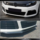 Volkswagen Golf 6 2008-2014 Frontstoßstange Lippe V3 Aufsatz (für R HB 2010-2013, Carbon) Foto 3