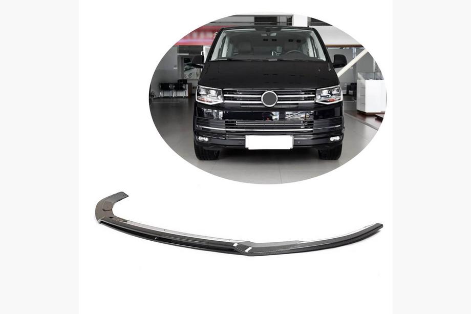Volkswagen T6 2015-2024 Frontstoßstange Lippe Aufsatz (für 2015-2019, Carbon) Image