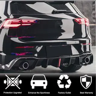 Heckdiffusor für GTI HB, Carbon Foto 2