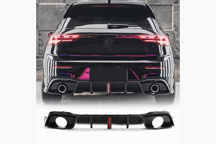 Volkswagen Golf 8 2019- Heckdiffusor für GTI HB, Carbon Image