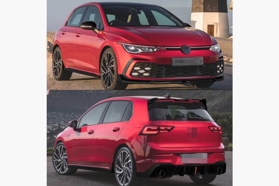 Volkswagen Golf 8 2019- Carbon Bodykit Komplettset (für GTI & R EU HB 2019-2024), Carbon Foto 2