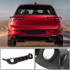 Volkswagen Golf 8 2019- Heckdiffusor Stoßstange (für GTI HB, Trockencarbon) Foto 1