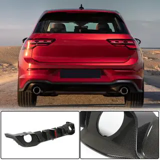 Heckdiffusor Stoßstange (für GTI HB, Trockencarbon) Foto 1