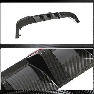 Heckdiffusor Stoßstange (für GTI HB, Trockencarbon) Foto 3