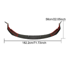 Lexus GS 2011-2020 Frontstoßstangenlippe Aufsatz (für GS F 2015-2020, Carbon) Foto 6