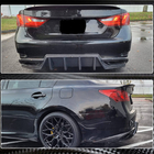 Lexus GS 2011-2020 Heckdiffusor Stoßstange (für F-Sport 2011-2015, Carbon) Foto 5