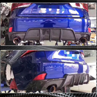 Lexus IS 2013- Heckdiffusor V1 für Base/F-Sport 2013-2016, Carbon Foto 3