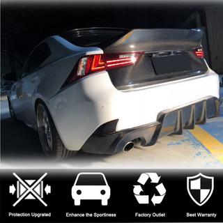 Heckdiffusor V1 für Base/F-Sport 2013-2016, Carbon Lexus IS 2013- Foto 2