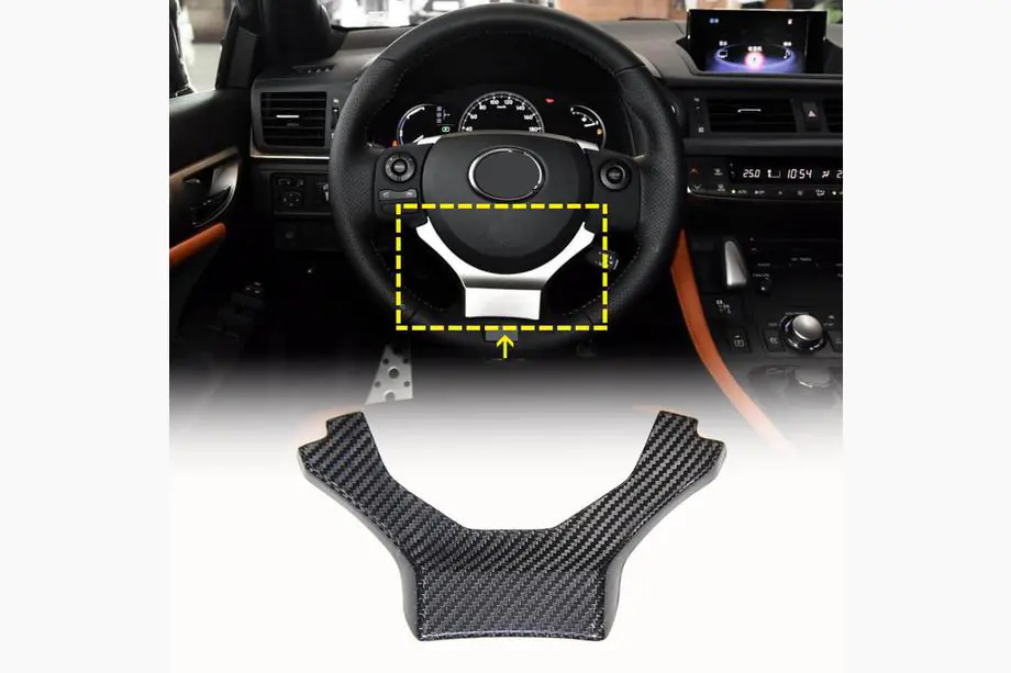 Lexus NX 2014-2021 Lenkradabdeckung Carbon Image