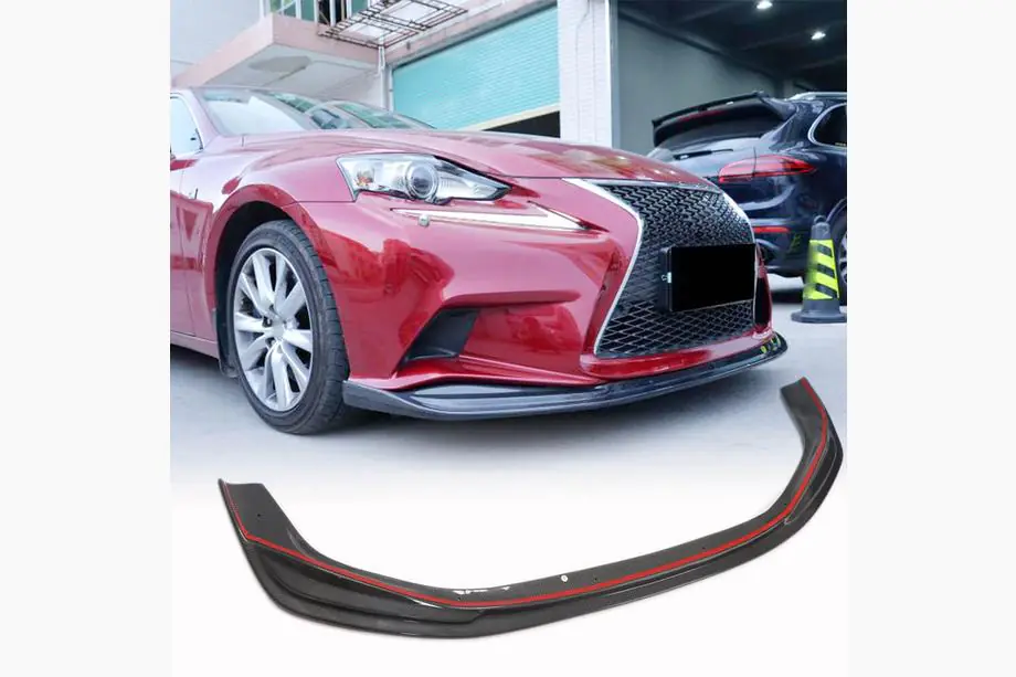 Lexus IS 2013- Frontstoßstangenlippe Aufsatz (für F-Sport 2013-2016, Carbon) Image