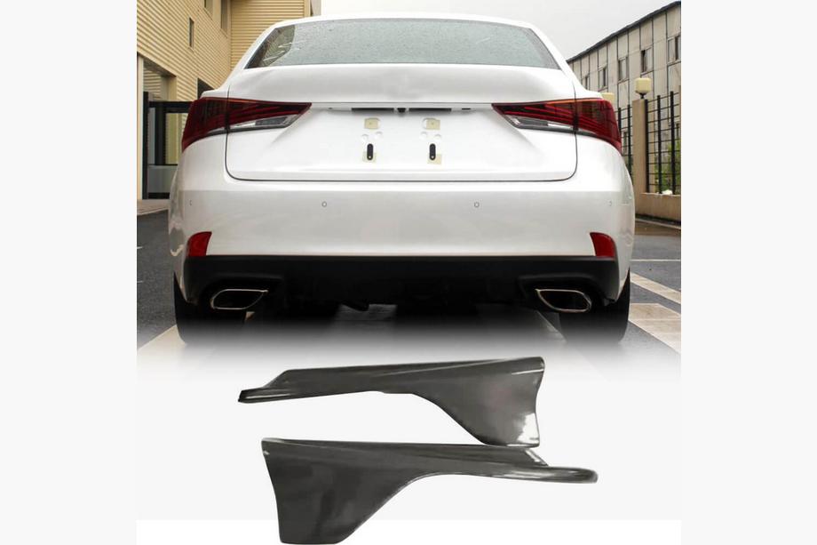 Lexus IS 2013- Heckstoßstangen Flap Abdeckung (für F-Sport Base 2016-2020, Carbon) Foto 1
