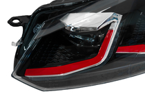 Volkswagen Golf 6 2008-2014 Frontscheinwerfer Golf 7 Style Red (ohne Steuergeräte, 2 Stk.) Foto 7