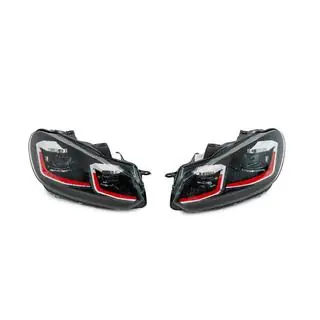 Frontscheinwerfer Golf 7 Style Red (ohne Steuergeräte, 2 Stk.) Volkswagen Golf 6 2008-2014 Foto 1