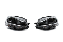 Volkswagen Golf 7/E-Golf 2012-2020 Frontscheinwerfer ohne Steuergeräte (2012-2017, dynamischer Blinker, 2 Stk.) Foto 5