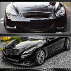 Infiniti G25/G35/37 (V36/CV36) 2006-2015 Frontstoßstangenlippe Aufsatz (für G37 Coupe 2009-2013, Carbon) Foto 3