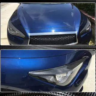 Scheinwerferblenden (für Q50 2014-2017, Carbon) Infiniti Q50/Q60 2013-2024 Foto 3