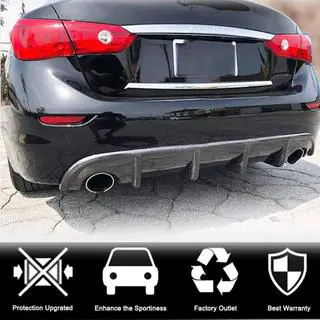 Heckdiffusor V1 für Q50 Base/Sport 2014-2017, Carbon Infiniti Q50/Q60 2013-2024 Foto 2