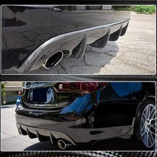 Heckdiffusor V1 für Q50 Base/Sport 2014-2017, Carbon Infiniti Q50/Q60 2013-2024 Foto 4