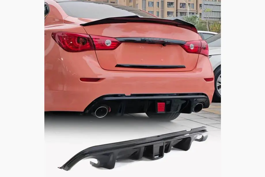Infiniti Q50/Q60 2013-2024 Heckdiffusor V2 für Q50 Base/Sport 2014-2017 Carbon Image