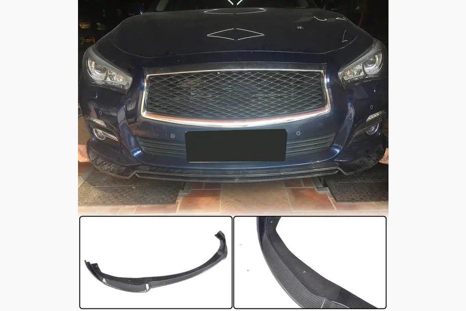 Infiniti Q50/Q60 2013-2024 Frontlippe V2 für Q50 Base 2014-2017 Carbon Image