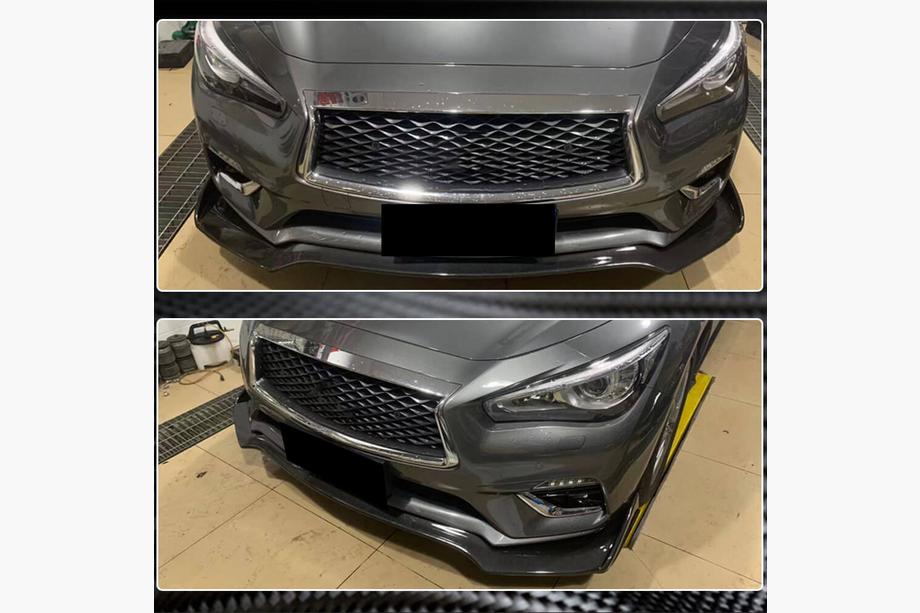 Infiniti Q50/Q60 2013-2024 Frontlippe V1 für Q50 Base 2018-2023 Carbon Foto 5