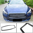 Infiniti Q50/Q60 2013-2024 Kühlergrill-Einfassung (für Q50 Base/Sport 2014-2017, Carbon) Foto 1